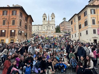 Copiii școlilor parohiale din Pescara, L' Aquila și Rovigo au vizitat Roma