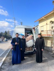 Ajutor umanitar al parohiilor din Protopopiatul Abruzzo - Molise pentru refugiații din Ucraina