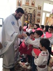 Serbare cu copiii școlii parohiale de la Pescara de ziua mamei creștine  26.03.2017